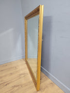 Large Gilt Style Bevel Edge Mirror Ornate Gold Framed Mantle Wall Mirror