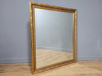 Large Gilt Style Bevel Edge Mirror Ornate Gold Framed Mantle Wall Mirror