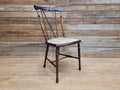 Antique Arts And Craft Mahogany Petite Hall Bedroom Chair Cross Stick Back