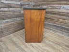 Mid Century Teak Chest of Drawers Olive Grey Green Melamine Top Retro Cabinet
