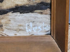 Vintage Australian Aboriginal Bark Painting Signed Wesley 34cm x 49cm