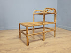 Mid Century Vintage Retro Bamboo Telephone Table