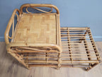 Mid Century Vintage Retro Bamboo Telephone Table