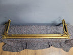 Antique Victorian Country House Art Nouveau Style Brass Fire Fender