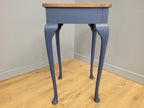 Midnight Blue Fusion Painted Lamp Table With Drawer