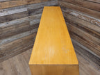 Retro Chic Mid Century Student Bureau Sliding Glass and Cupboard Doors