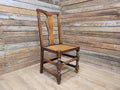Antique Oak Hall Bedroom Chair – Early 20th Century Jacobean Revival