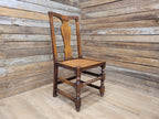 Antique Oak Hall Bedroom Chair – Early 20th Century Jacobean Revival