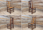 Antique Oak Hall Bedroom Chair – Early 20th Century Jacobean Revival