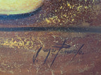 Large Original Colombian Oil Still Life "The Kitchen Table" Great Size #2
