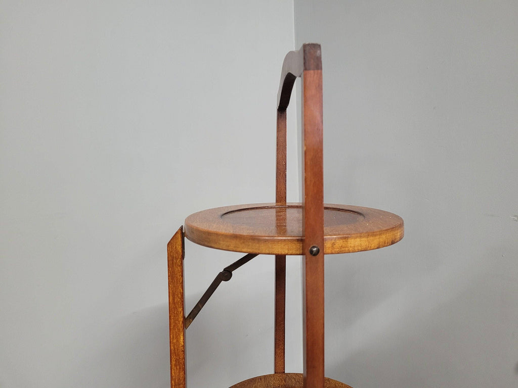 Antique Folding Cake Stand Tea Table Afternoon Tea