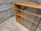 Vintage Mid-Century Teak Glazed Bookcase by Turnidge of London