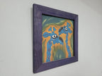 Original Framed Picture Of Giraffe Signed Frieda #2
