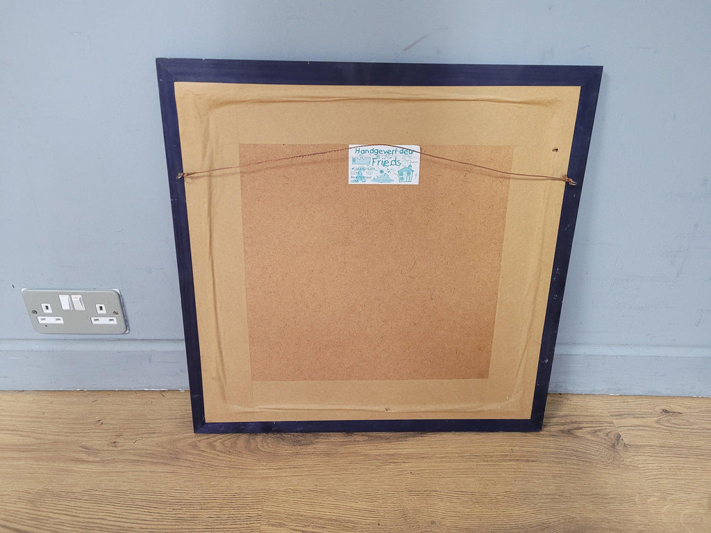 Original Framed Picture Of Sunflowers Signed Frieda #3