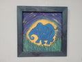 Original Framed Picture Of Elephant Signed Frieda #5