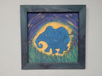 Original Framed Picture Of Elephant Signed Frieda #5