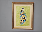 Framed Watercolour Of Geisha After Kaigetsigetsudo Anchi By Sylvia Barnston
