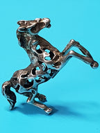 Silver Prancing Horse (Hallmarked 800) Figurine