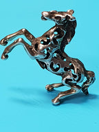 Silver Prancing Horse (Hallmarked 800) Figurine