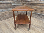 Mid Century 1960's Teak Drinks Trolley by Bowa of Denmark Cocktail Tea Trolley