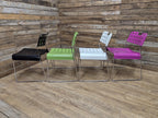 Four Rodney Kinsman Omstak Chairs by Mauro Minini Italy – Rare Multi-Colour Set