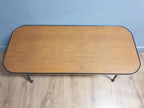 Mid Century Rectangle Shape Pin Leg Coffee Table Retro Chic
