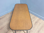 Mid Century Rectangle Shape Pin Leg Coffee Table Retro Chic