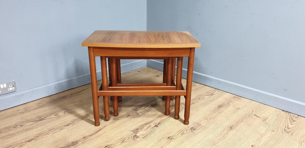 Mid Century Schreiber Nest of Three Tables Vintage Retro