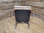 Vintage Tall High Seat Country House Style Wing Back Armchair