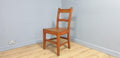 Vintage Single Chapel Style Desk Chair, Hall Chair, Bedroom Chair