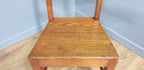 Vintage Single Chapel Style Desk Chair, Hall Chair, Bedroom Chair