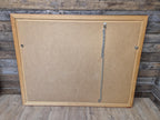 Gold Framed Red Flecked Mantle Gilt Style Wall Mirror Large