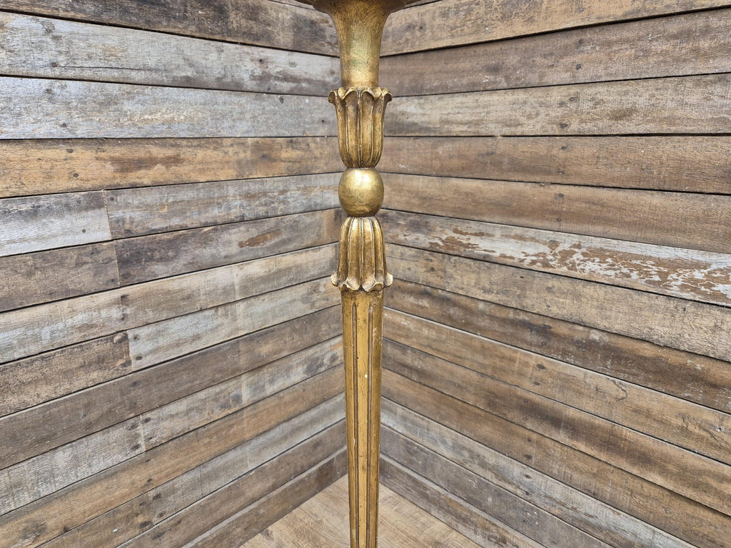 Antique Style Ornate Gold Gilt Wood Floor Lamp Candlestick Lamp Boho lighting