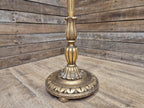 Antique Style Ornate Gold Gilt Wood Floor Lamp Candlestick Lamp Boho lighting