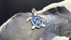 Vintage Sterling Silver Turtle Pendant Charm