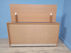 Mid Century Six Drawer Mid Century Sideboard On Casters Mirrored Dressing Table
