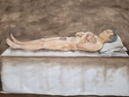Large 6x7.5ft Contemporary Oil Painting Male Nude on Bed Figurative Modern Art