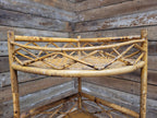 Antique Three Tier Corner Bamboo Whatnot Plant Stand