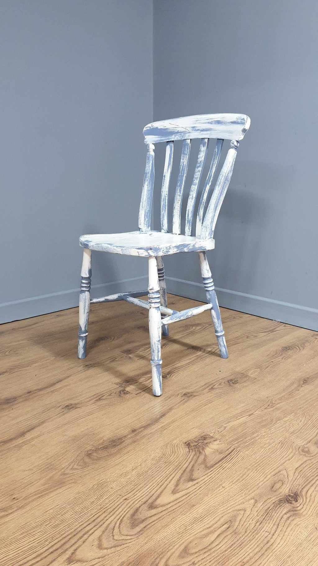 Hand Painted Up-cycled Shabby Chic Kitchen Chair Distressed Chair