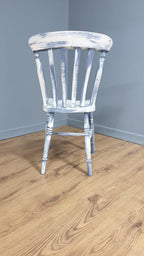 Hand Painted Up-cycled Shabby Chic Kitchen Chair Distressed Chair