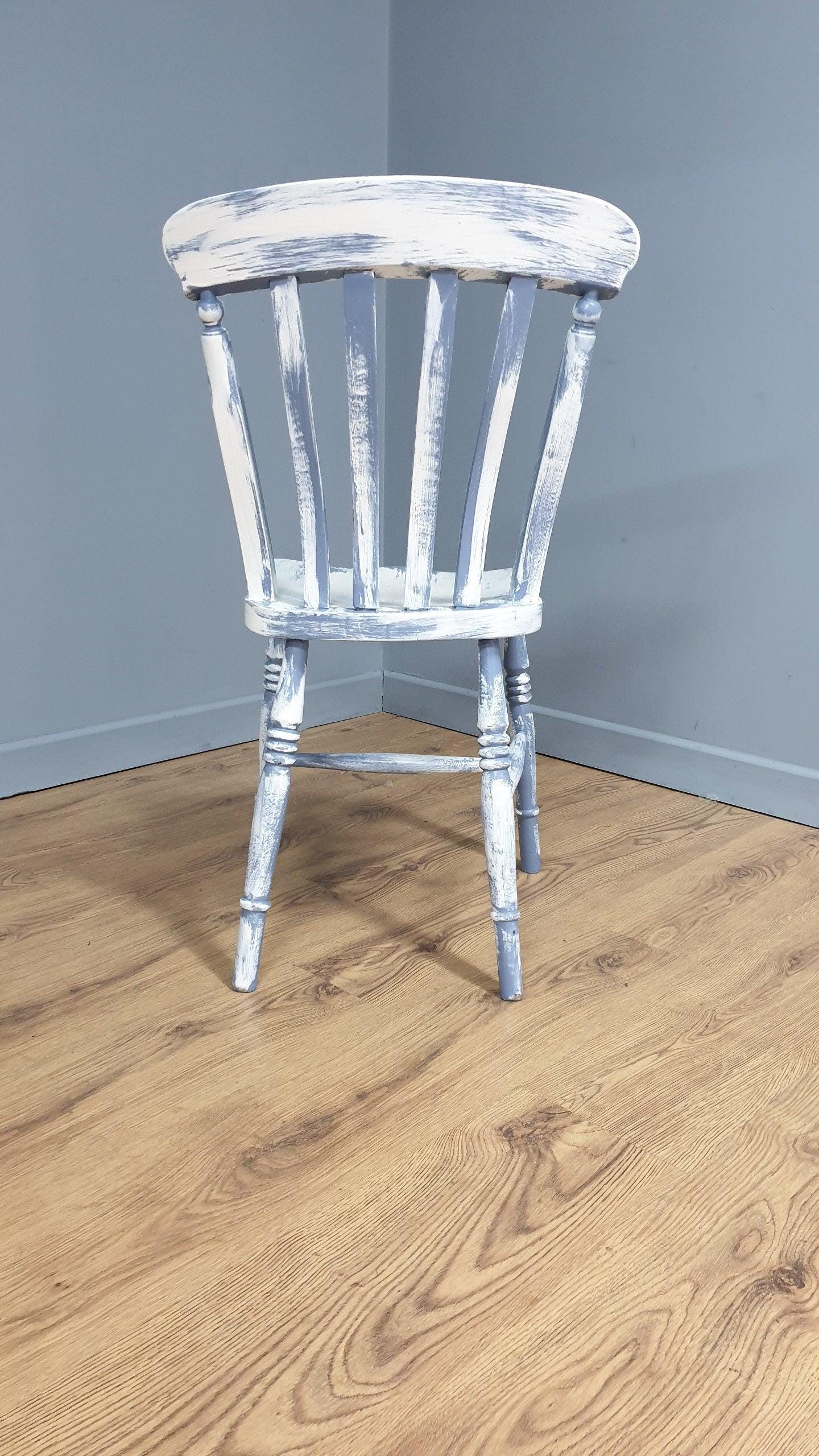 Hand Painted Up-cycled Shabby Chic Kitchen Chair Distressed Chair