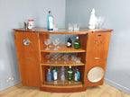 Fab! Mid Century Turnidge of London Teak Fold Out Bar Fits Corner *RARE*