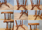Vintage Inlaid Burr Walnut Occasional Table Turned Fluted Legs Finial Detail