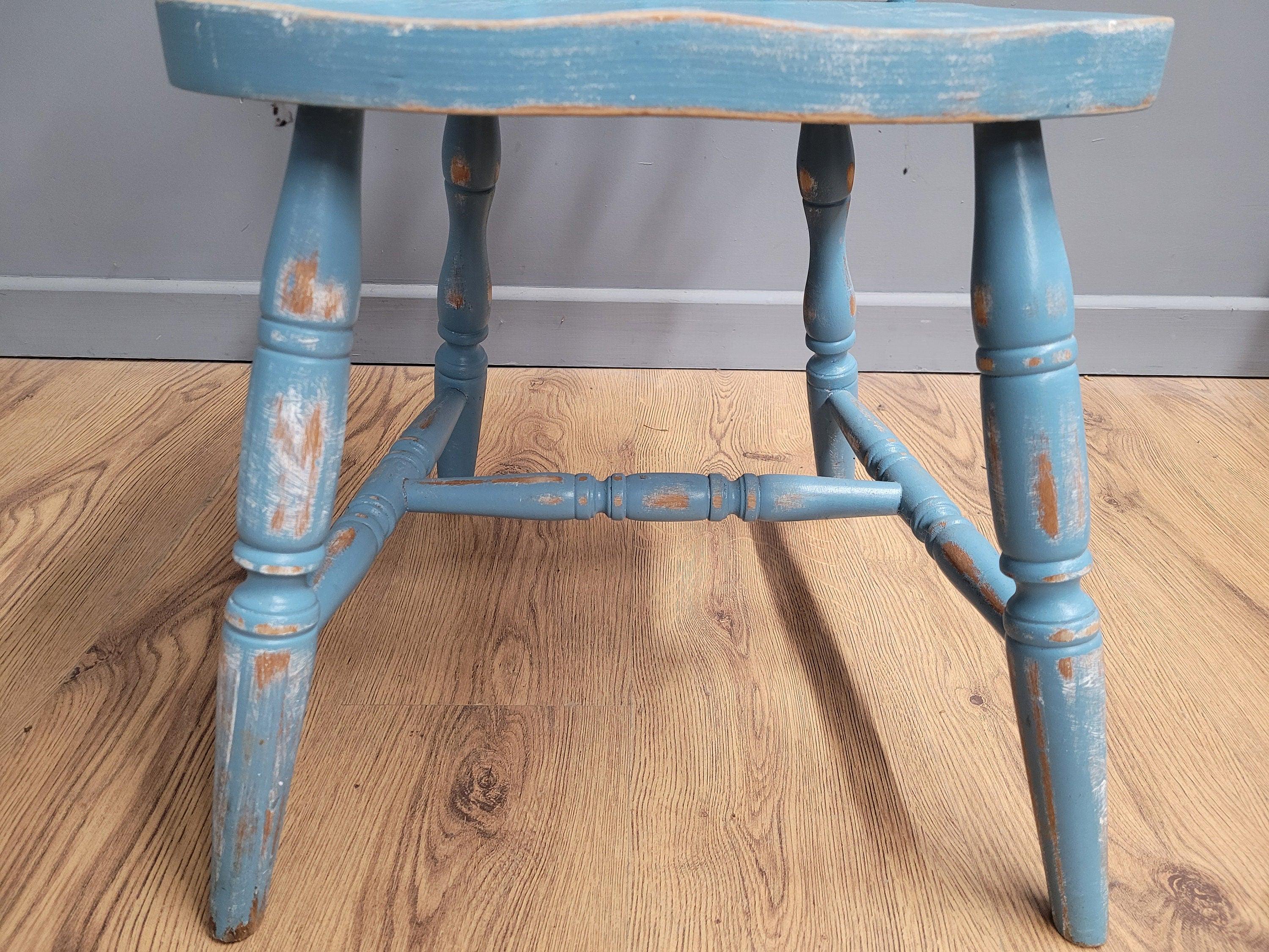 Up-cycled Hand Painted Shabby Chic Kitchen Chair Distressed Chair