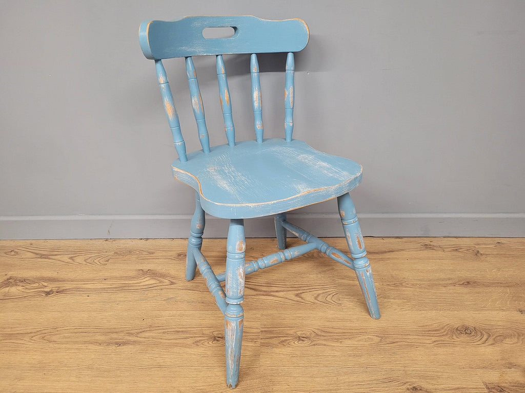Up-cycled Hand Painted Shabby Chic Kitchen Chair Distressed Chair