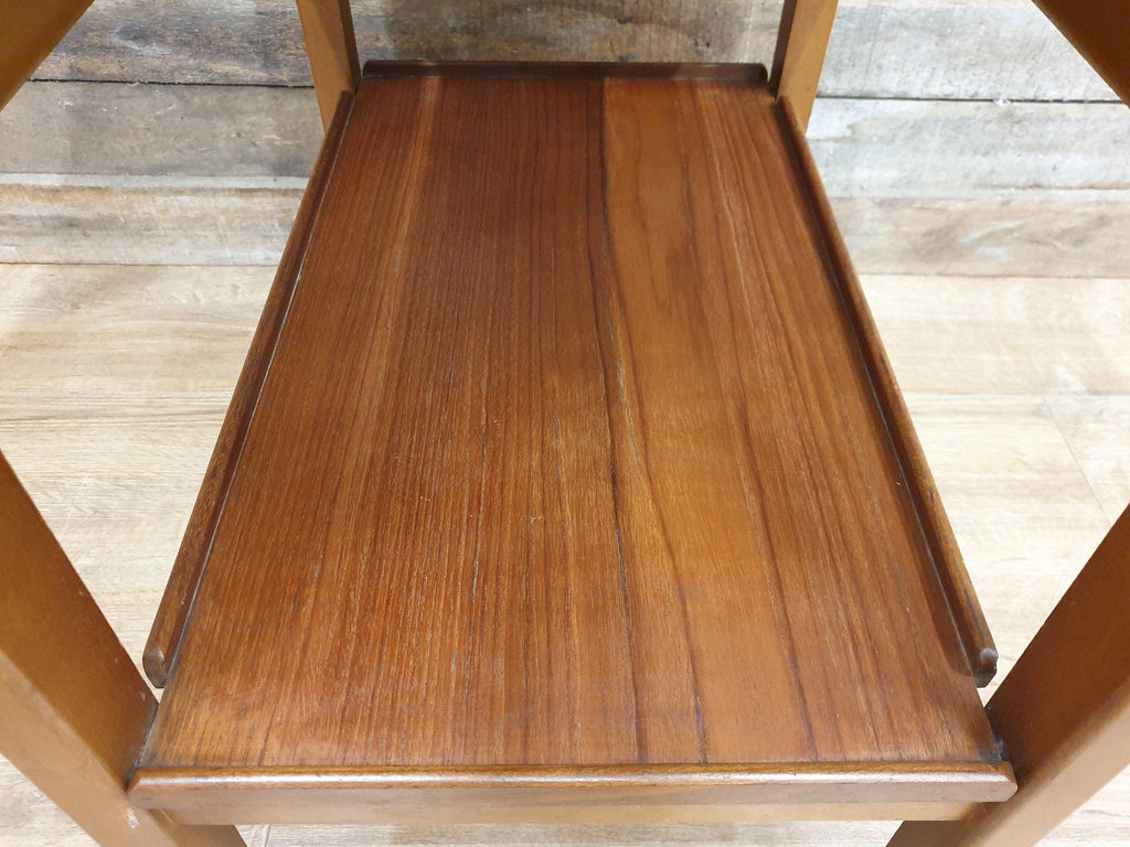 Mid Century Rectangular Drop Leaf Formica Drinks Cocktail Trolley Retro