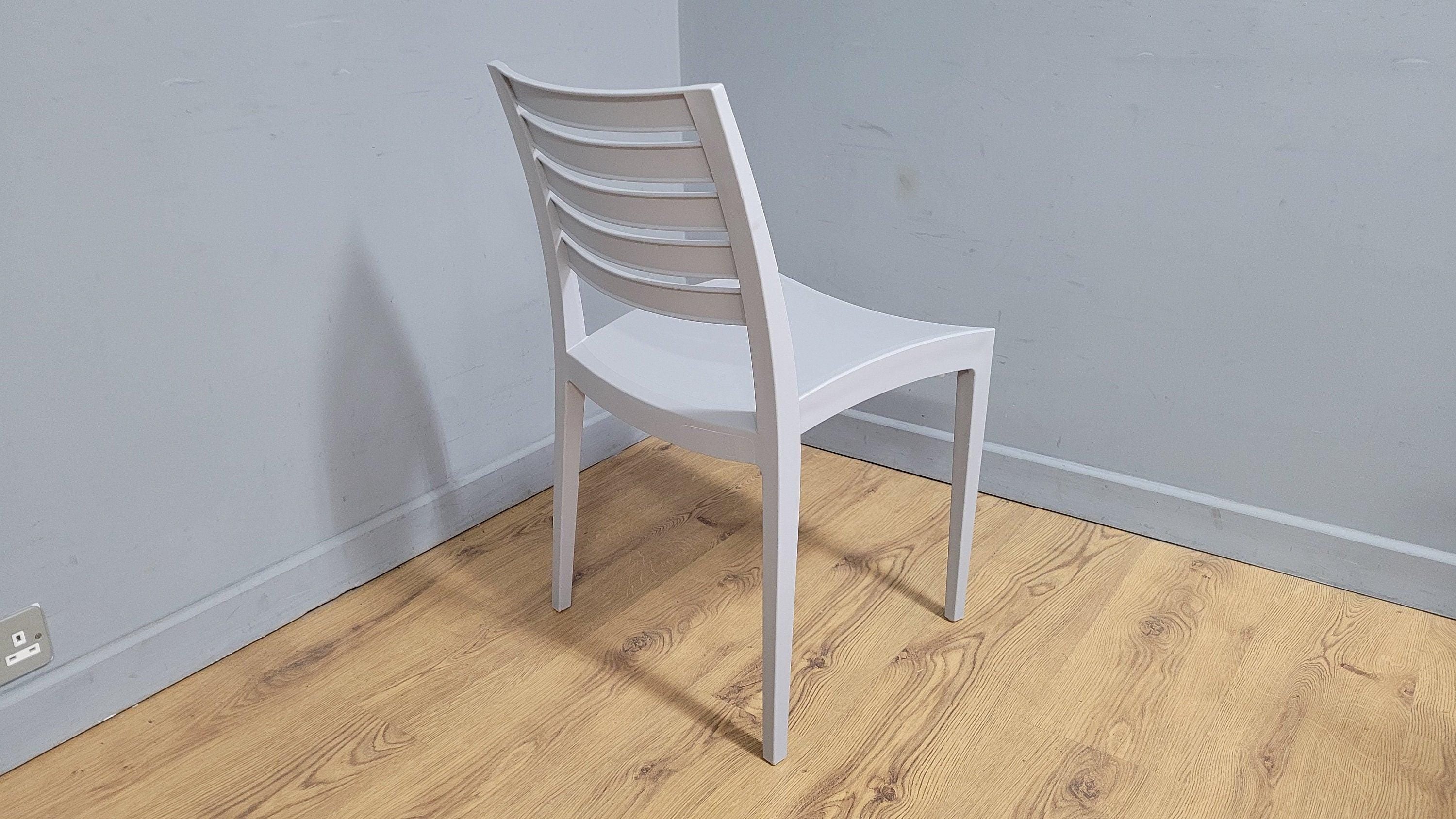 Funky Fun Lightweight Modern Designed Grey Polypropylene Office, Bedroom Chair