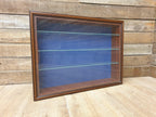 Vintage Curio Glass Fronted Wall Mounted Display Cabinet Shop Display