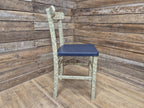 Vintage Upcycled Geometric Designed Decoupage Bedroom Hall Living Room Chair