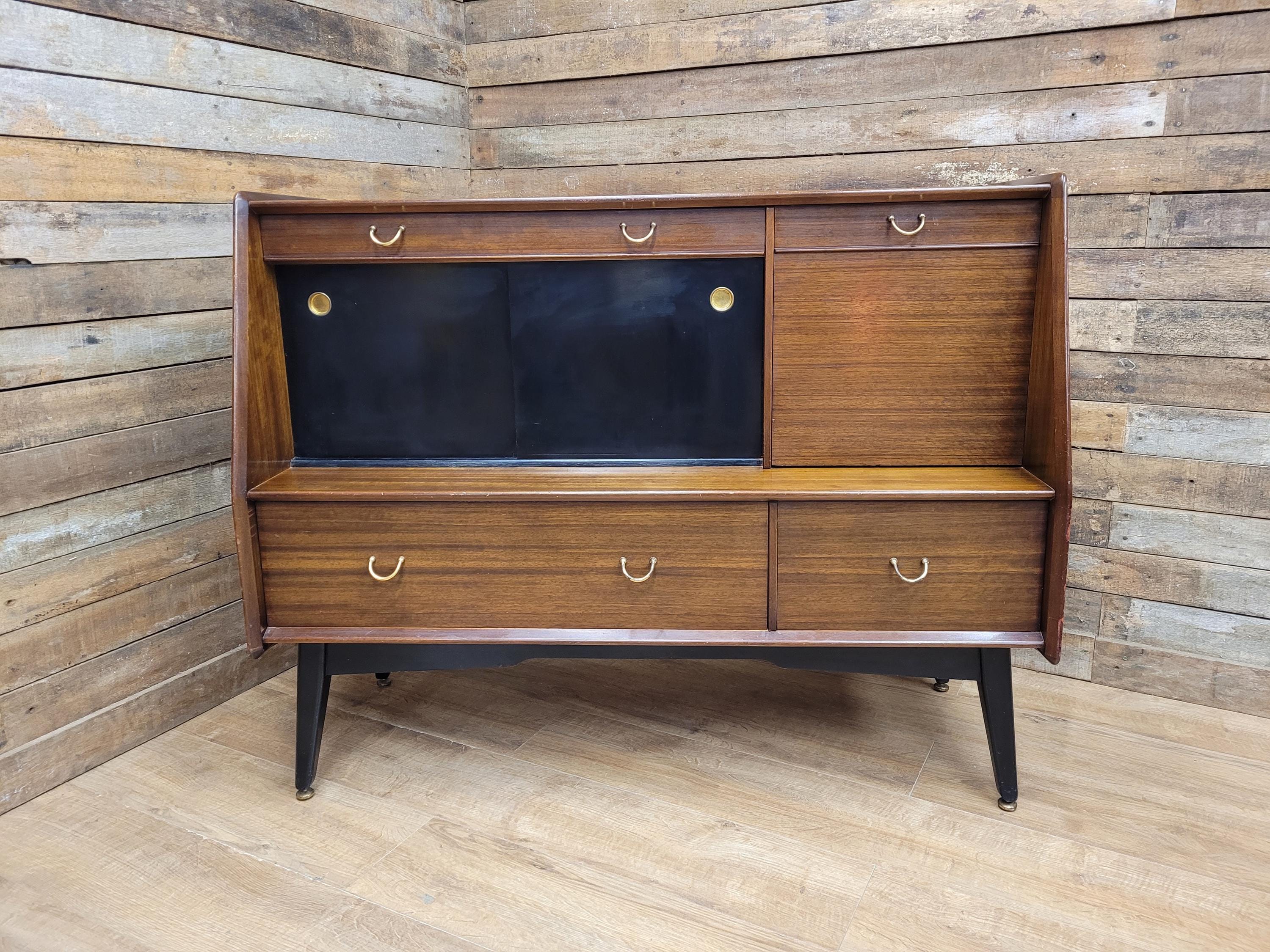 Mid Century Highboard Librenza Tola G Plan Sideboard E Gomme Cocktail Cabinet